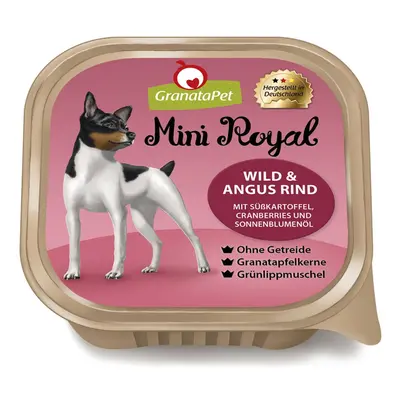 GranataPet Mini Royal zvěřina a hovězí Angus 11 × 150 g