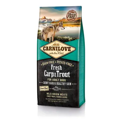 Carnilove Dog Adult Fresh – kapr a pstruh, 12 kg