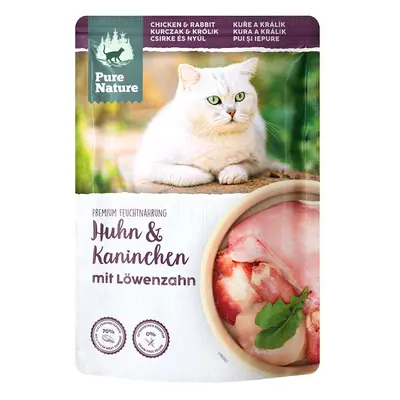 Pure Nature ADULT kuře a králík s pampeliškou 12 × 85 g