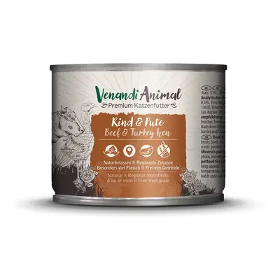 Venandi Animal – hovězí a krůta 24 × 200 g