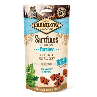 Carnilove Cat – Soft Snack – sardinky s petrželkou 50 g