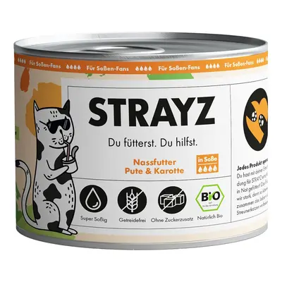 STRAYZ BIO krůta s mrkví v omáčce 6× 200 g