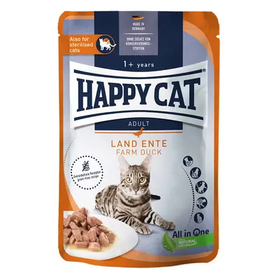 Happy Cat Tray Culinary Meat in Sauce venkovská kachna 12 × 85 g