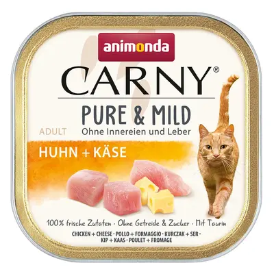 animonda Carny Pure & Mild Adult kuře a sýr 32 × 100 g