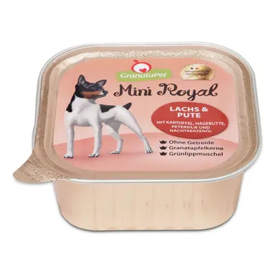 GranataPet Mini Royal s lososem a krůtím masem 11 × 150 g