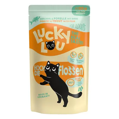 Lucky Lou Lifestage Adult drůbež a pstruh 16 × 125 g