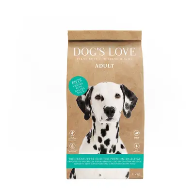 DOG'S LOVE granule kachní maso 12 kg