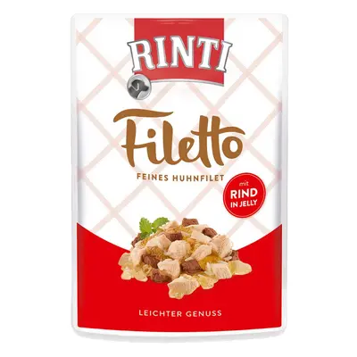 Rinti Filetto s kuřecím a hovězím masem v želé 24 × 100 g