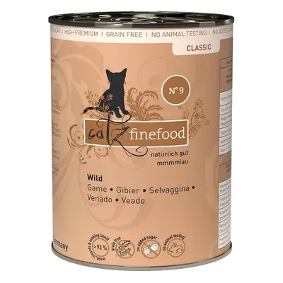 catz finefood Classic N° 9 – zvěřina 6 × 400 g