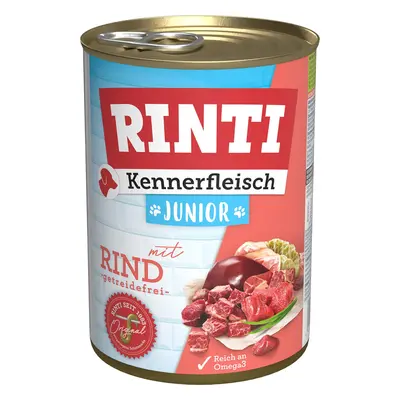 Rinti Kennerfleisch JUNIOR s hovězím masem 12 × 400 g