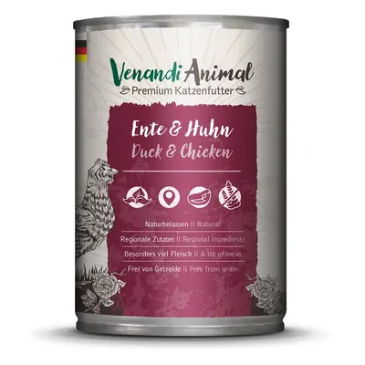 Venandi Animal – kachna a kuře 6 × 400 g