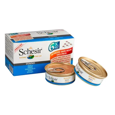 Schesir Cat Natural tuňák, multipack 24 × 50 g