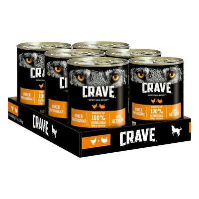 Crave paté kuřecí a krocaní maso 12 × 400 g