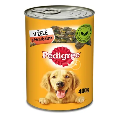 Pedigree konzerva hovězí v želé 24 x 400 g