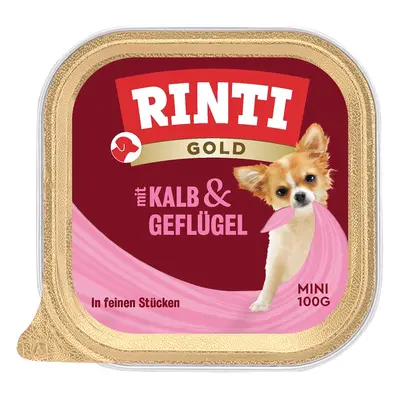 Rinti Gold Mini telecí a drůbeží maso 16 × 100 g