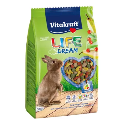 Vitakraft LIFE Dream pro zakrslé králíky 2× 1,8 kg