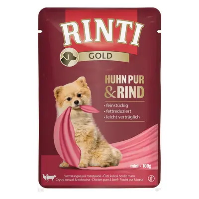 RINTI Gold kuřecí a hovězí 10 × 100 g