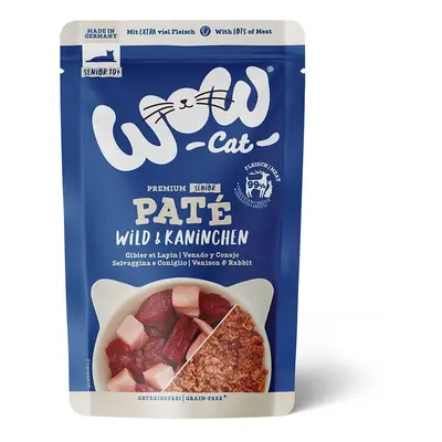 WOW CAT Senior zvěřina a králík 12 × 125 g