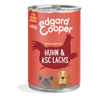 Edgard&Cooper Senior kuře a losos 12 × 400 g