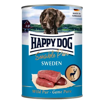 Happy Dog Sensible Pure Sweden (zvěřina) 6 × 400 g