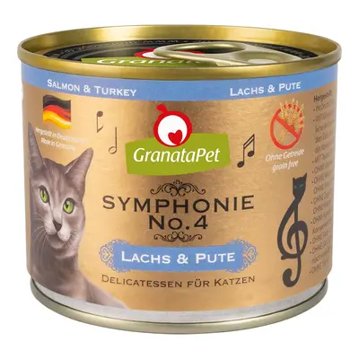 GranataPet Symphonie No. 4 losos a krůta, 6 x 200 g