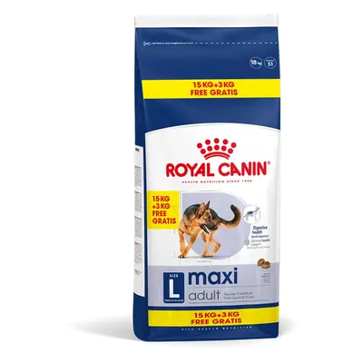 ROYAL CANIN MAXI Adult suché krmivo pro velké psy 15kg + 3 kg zdarma