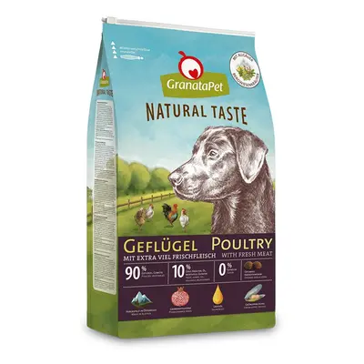 GranataPet Natural Taste Adult – drůbež 2 × 12 kg