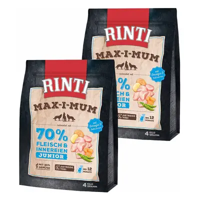 Rinti Max-i-Mum Junior kuřecí maso 2 × 4 kg