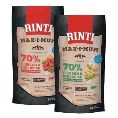 Rinti Max-i-Mum variace chutí s hovězím masem a dršťkami 2x12kg