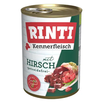 RINTI Kennerfleisch jelení maso 24× 400 g