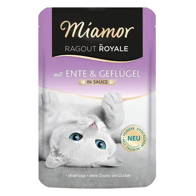 Miamor Ragout Royale v omáčce, kachna a drůbež 22 × 100 g