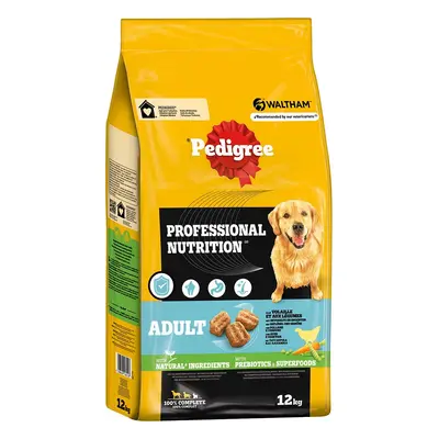 Pedigree Professional Nutrition Adult drůbež a zelenina, 12 kg