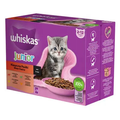 Whiskas kapsičky Klasický výběr ve šťávě pro koťata 12x85g