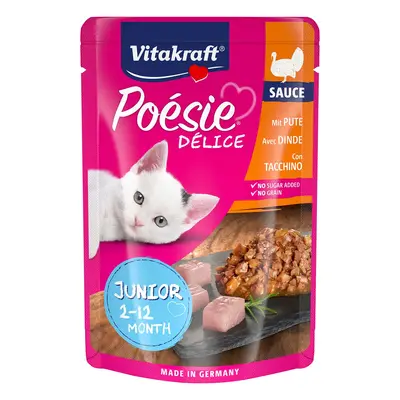 Vitakraft Poésie DéliSauce Junior, krůta 23 × 85 g