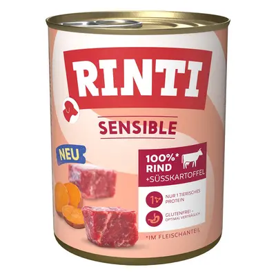 Rinti Sensible hovězí maso s batáty 6 × 800 g