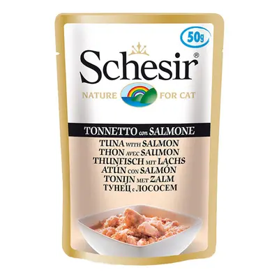 Schesir Cat tuňák s lososem 30 × 50 g