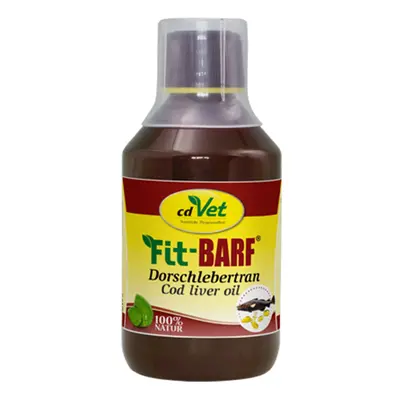 cdVet Fit-BARF rybí tuk z tresčích jater, 250 ml