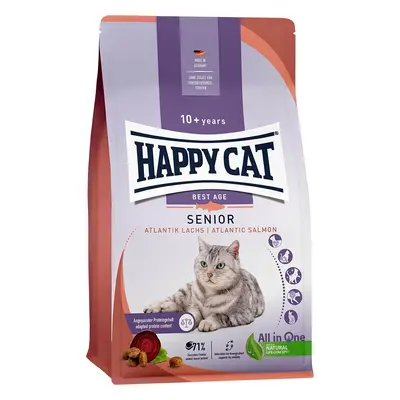 Happy Cat Senior atlantský losos 4 kg