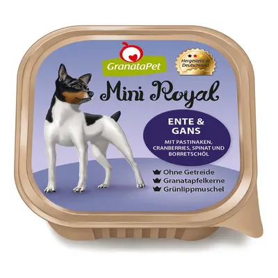 GranataPet Mini Royal s kachnou a husou 22 × 150 g