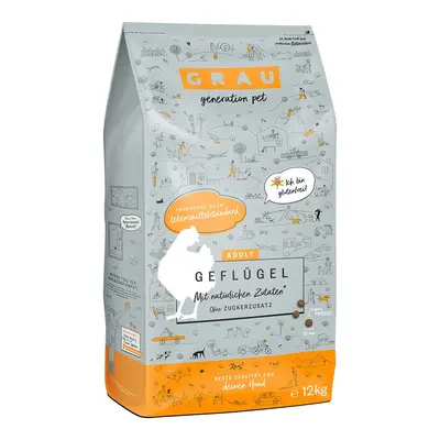 GRAU Hund Adult drůbeží maso 2 × 12 kg