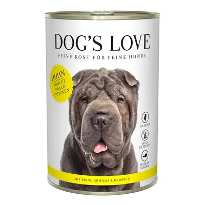 Dog's Love Classic kuřecí maso s hruškou, quinoou a mrkví 12x400g