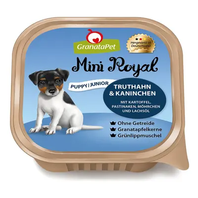 GranataPet Mini Royal Junior s krocanem a králíkem 22 × 150 g