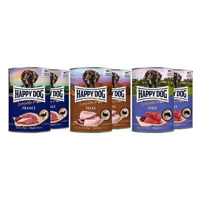 Happy Dog Sensible Pure míchané balení 6× 400 g