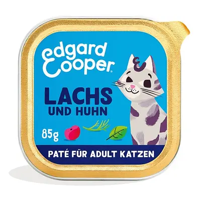 Edgard & Cooper Paté losos s certifikátem MSC a kuře z volného chovu 8 × 85 g