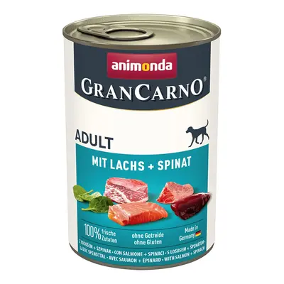 GranCarno Adult s lososem + špenátem 6x400g