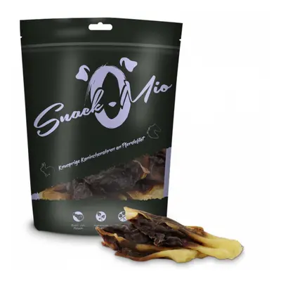 SnackOMio – křupavé králičí uši na koňském filetu 6 × 70 g