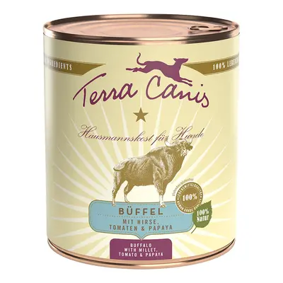 Terra Canis CLASSIC – buvol s jáhlami, rajčaty a papájou 12 × 800 g