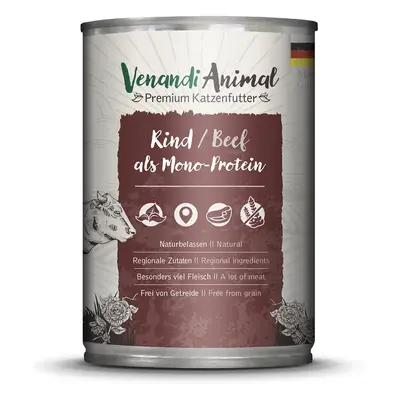 Venandi Animal – hovězí jako jediný zdroj bílkovin 6 × 400 g