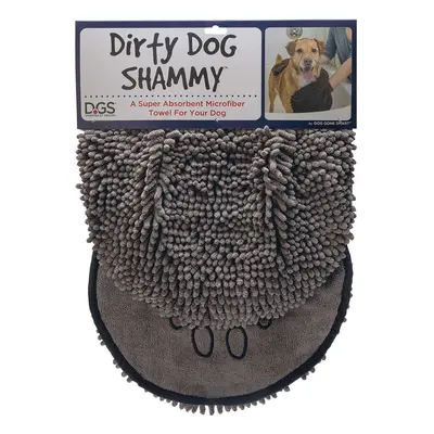 Karlie Dirty Dog Shammy ručník, 80 × 35 cm šedá