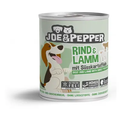 Joe & Pepper Dog hovězí a jehněčí maso s batáty 6 × 800 g